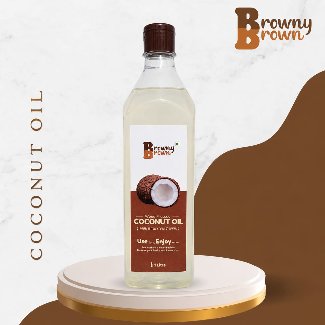 Wood Pressed Coconut Oil 1 litre